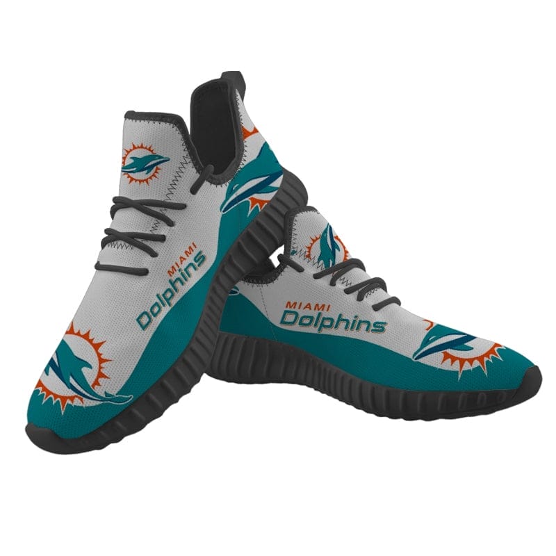 Miami Dolphins Sneaker Shoes NFL For Men Women Fans