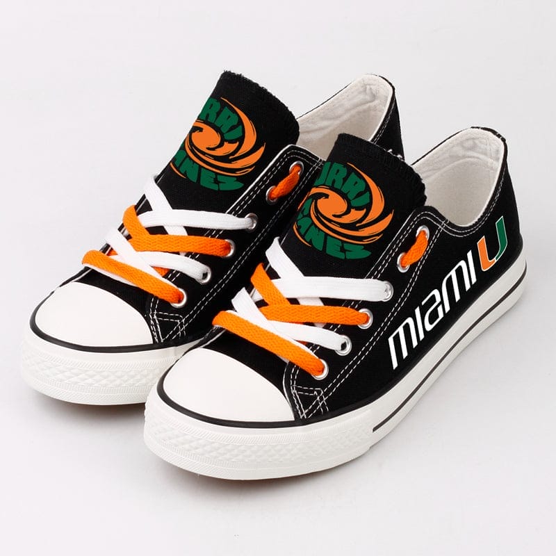 Miami Hurricanes Sport Sneakers Shoes For Men Women Fans - Image 4