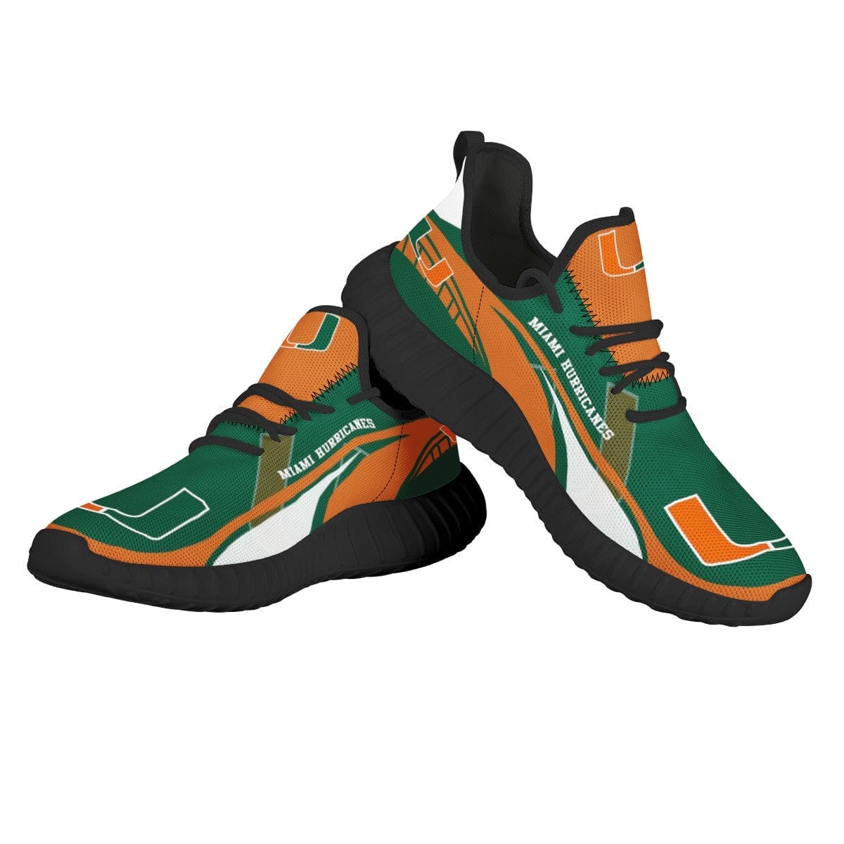 Miami Hurricanes Sneaker Shoes Hot Team For Men Women Fans