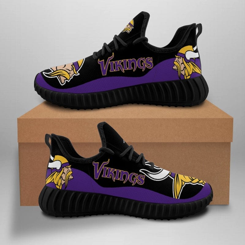 Minnesota Vikings Sneaker Shoes NFL For Men Women Fans - Image 2