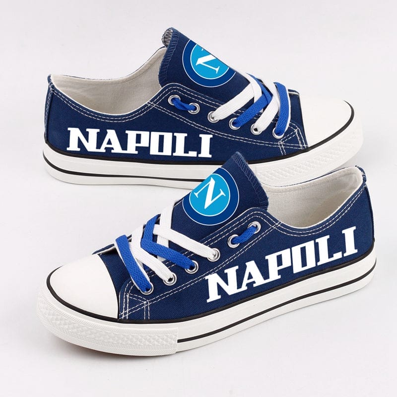 Napoli Low Top Canvas Sport Sneakers Shoes For Men Women Fans - Image 2