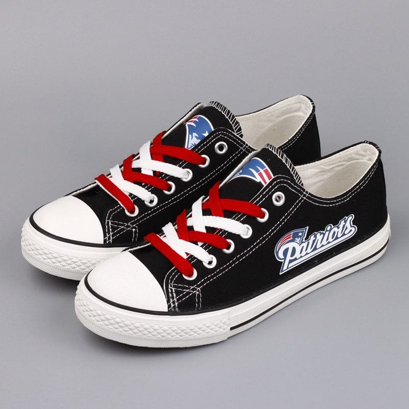 New England Patriots Low Top Canvas Sport Sneakers Shoes For Men Women Fans - Image 7