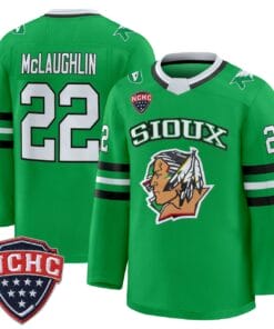 Owen McLaughlin Jersey #22 North Dakota Fighting Hawks 2025-26 Stitched