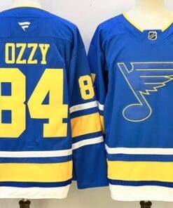 Ozzy Jersey #84 St. Louis Blues Premium Stitched Blue