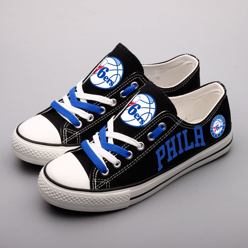 Philadelphia 76ers Atlanta Hawks Sport Sneakers Shoes For Men Women Fans - Image 5