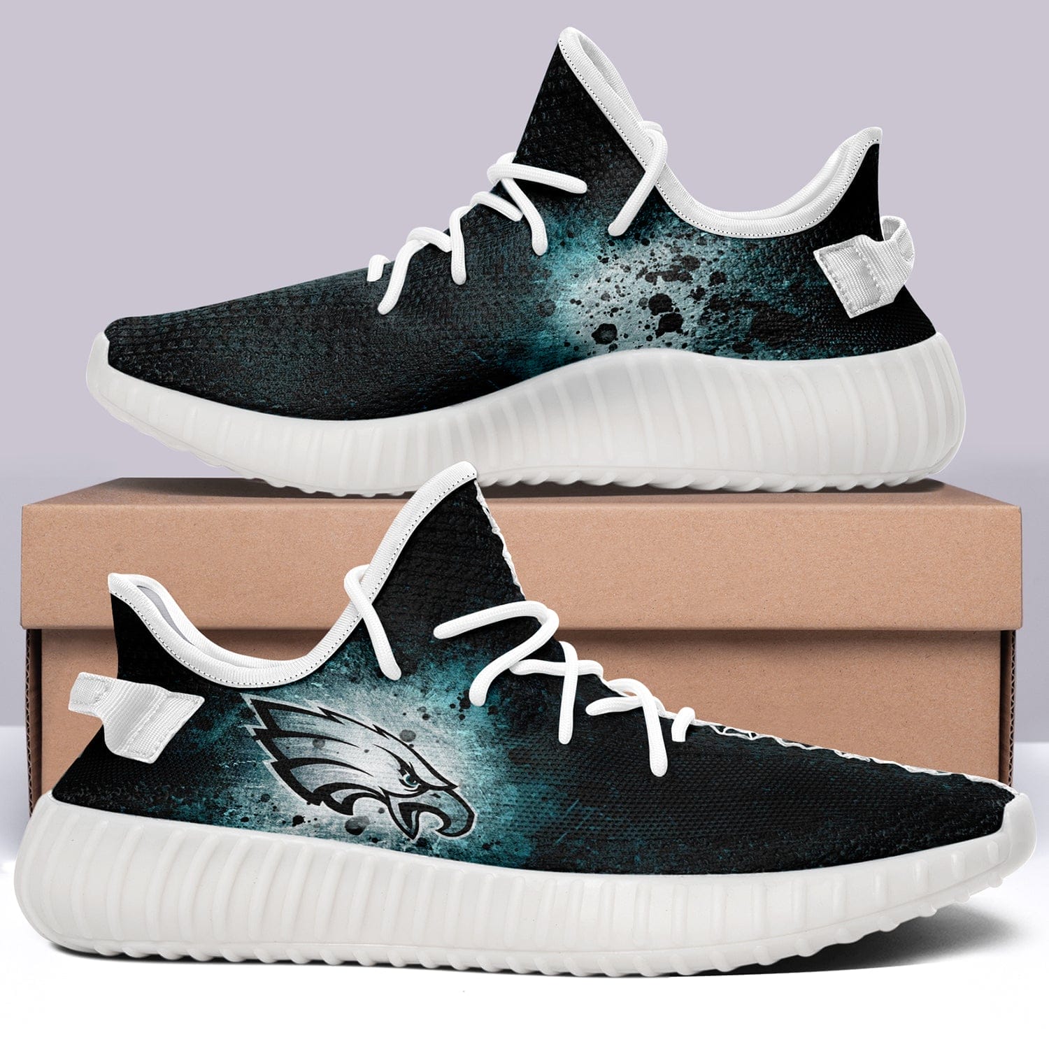Philadelphia Eagles NFL 350v Yeezy Sneakers For Men Women Fans - Image 4