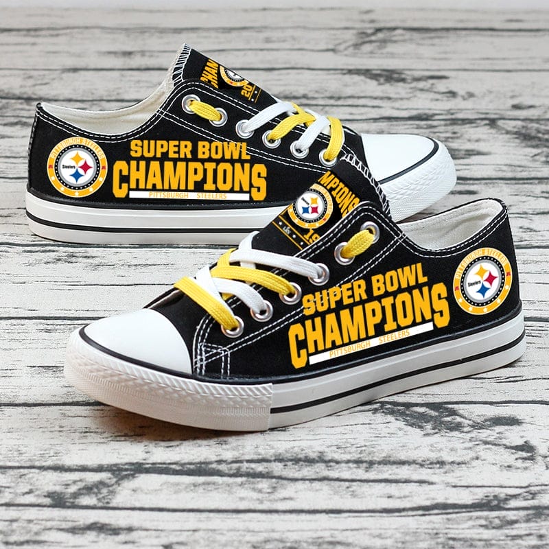 Pittsburgh Steelers Sport Sneakers Shoes For Men Women Fans - Image 4