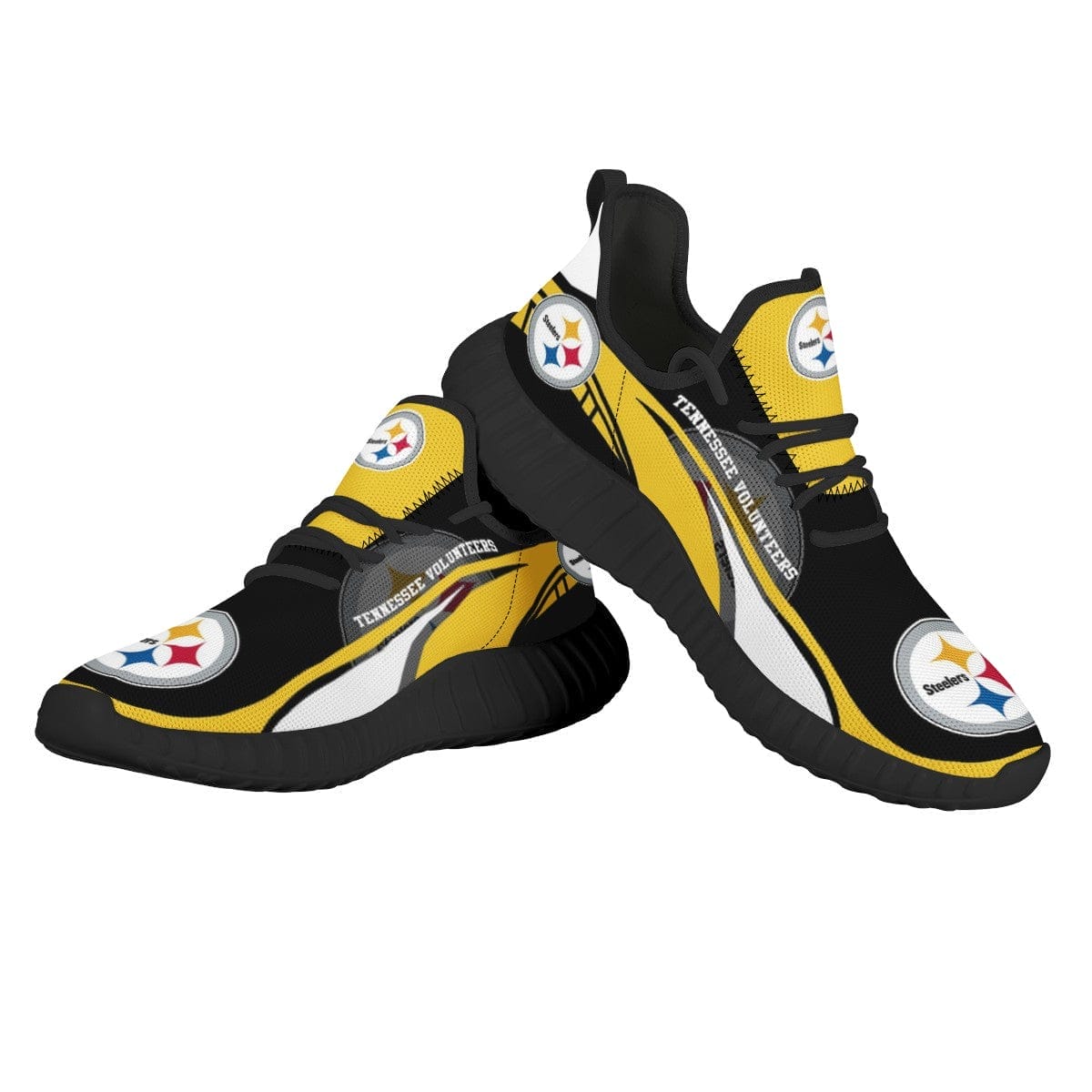 Pittsburgh Steelers Sneaker Shoes NFL V2 For Men Women Fans