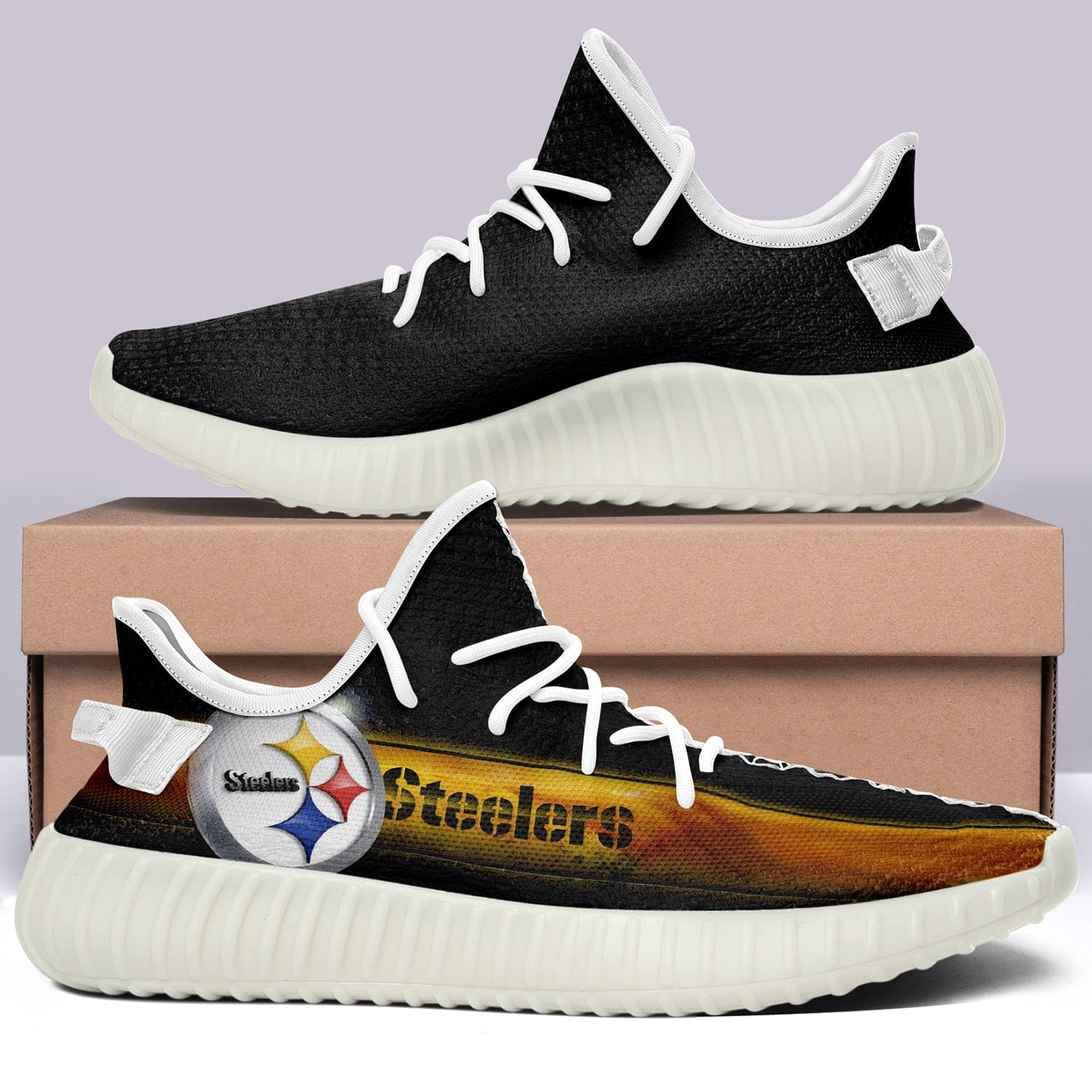Pittsburgh Steelers NFL 350v Yeezy Sneakers For Men Women Fans - Image 7