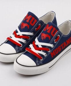 Alternative view of SMU Mustangs Sport Sneakers Shoes For Men Women Fans