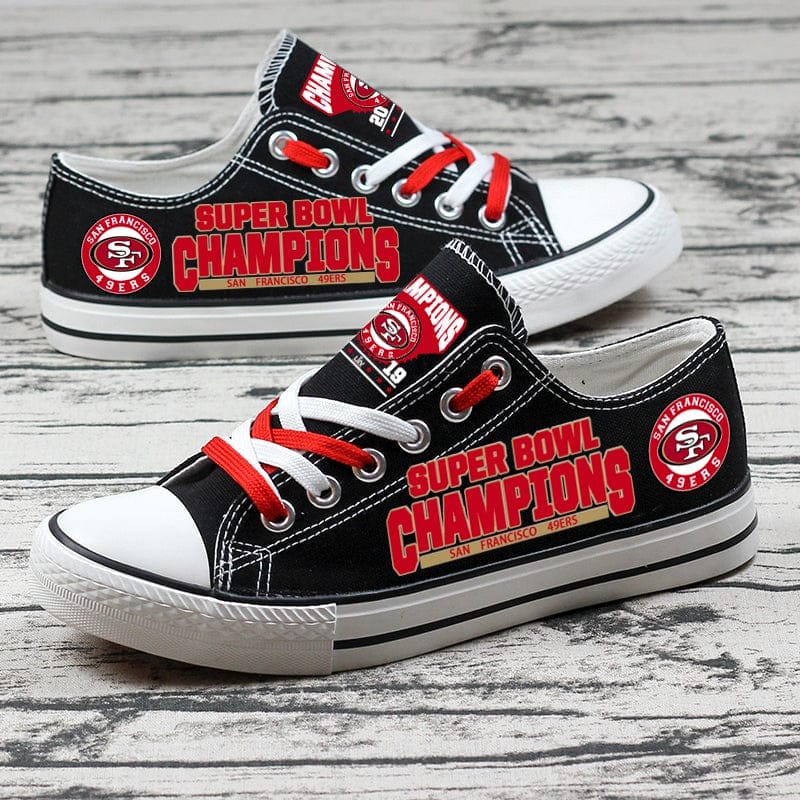 San Francisco 49ers Sport Sneakers Shoes For Men Women Fans - Image 2
