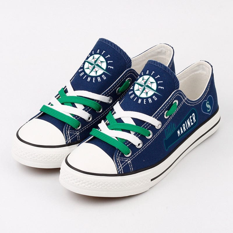 Seattle Mariners Limited Print Low Top Canvas Shoes Sport Sneakers For Men Women Fans - Image 6