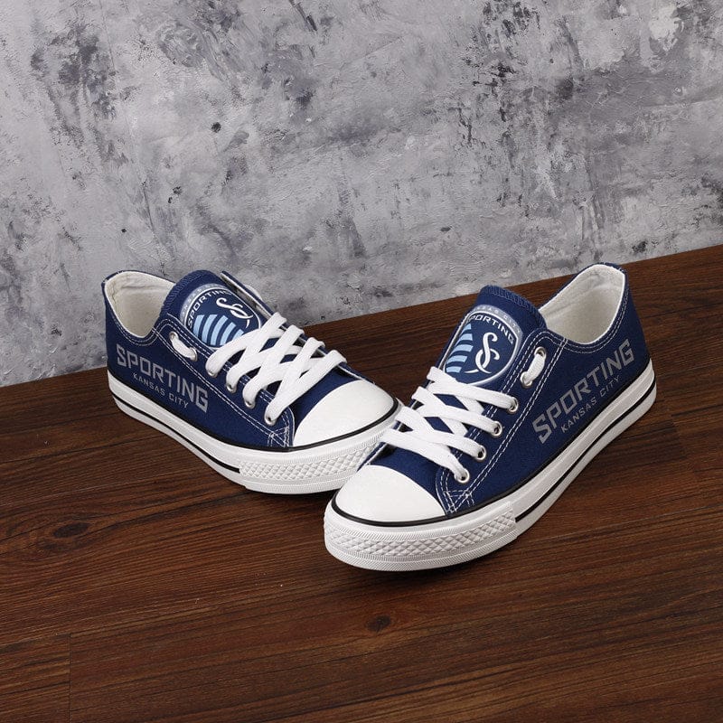 Sporting Kansas City Low Top Canvas Sport Sneakers Shoes For Men Women Fans