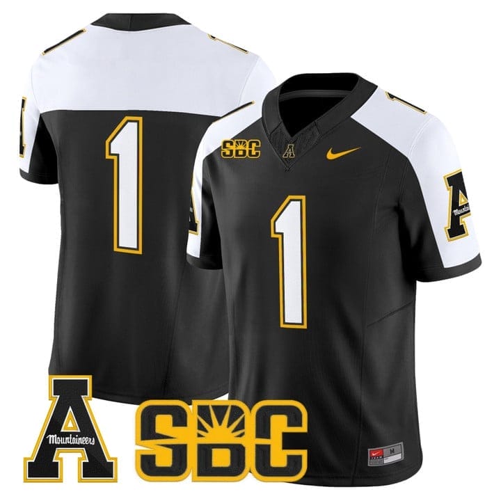 Team Jersey #1 App State Mountaineers 2025 Vapor Limited Stitched