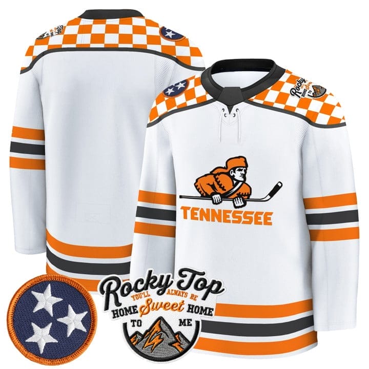 Team Jersey Tennessee Volunteers 2025-26 Hockey Premium Stitched - Image 2