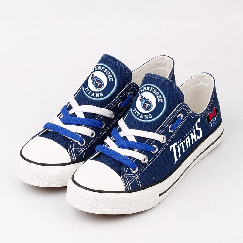 Tennessee Titans Low Top Canvas Sport Sneakers Shoes For Men Women Fans - Image 2