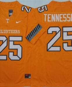 Alternative view of Tennessee Volunteers #25 Tennessee Peyton Manning Jersey F.U.S.E. Football Stitched