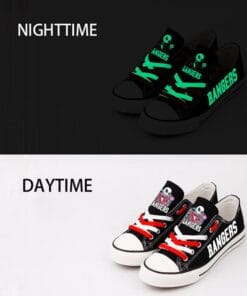 Alternative view of Texas Rangers Limited Print Low Top Canvas Shoes Sport Sneakers For Men Women Fans
