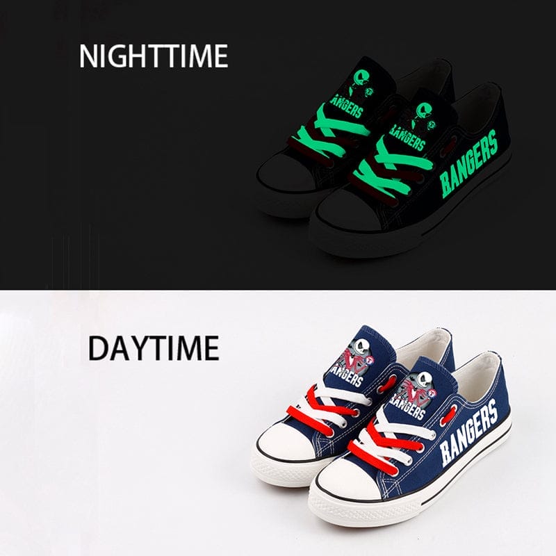 Texas Rangers Limited Print Low Top Canvas Shoes Sport Sneakers For Men Women Fans