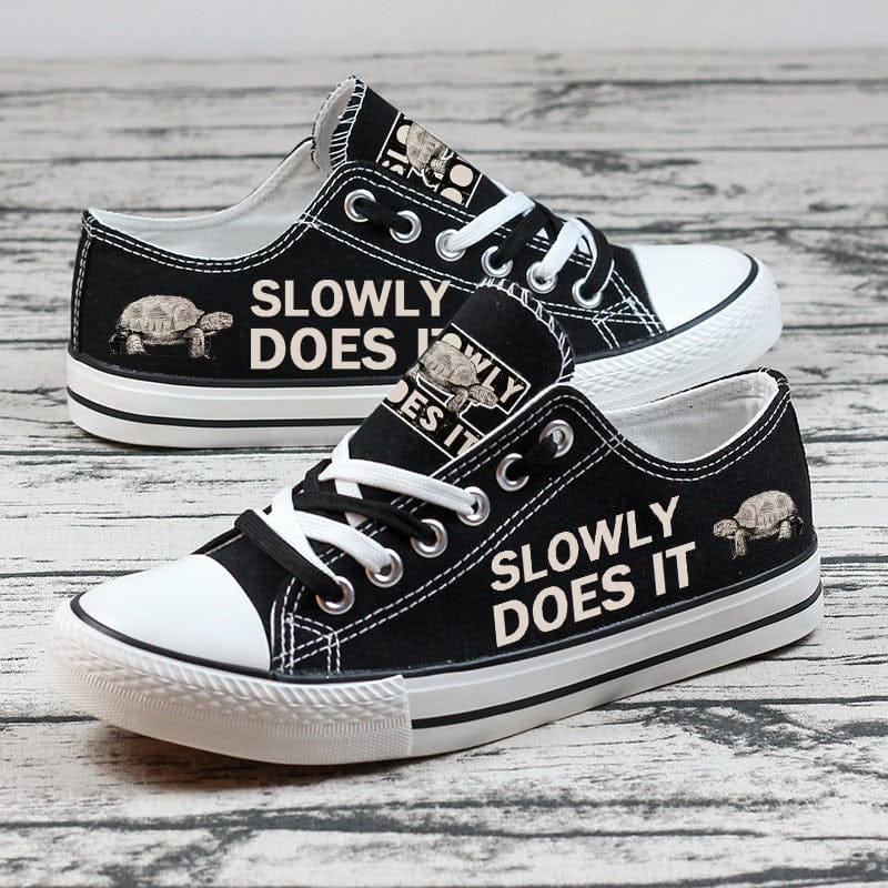 Turtle Canvas Sneakers Shoes For Men Women Fans - Image 3