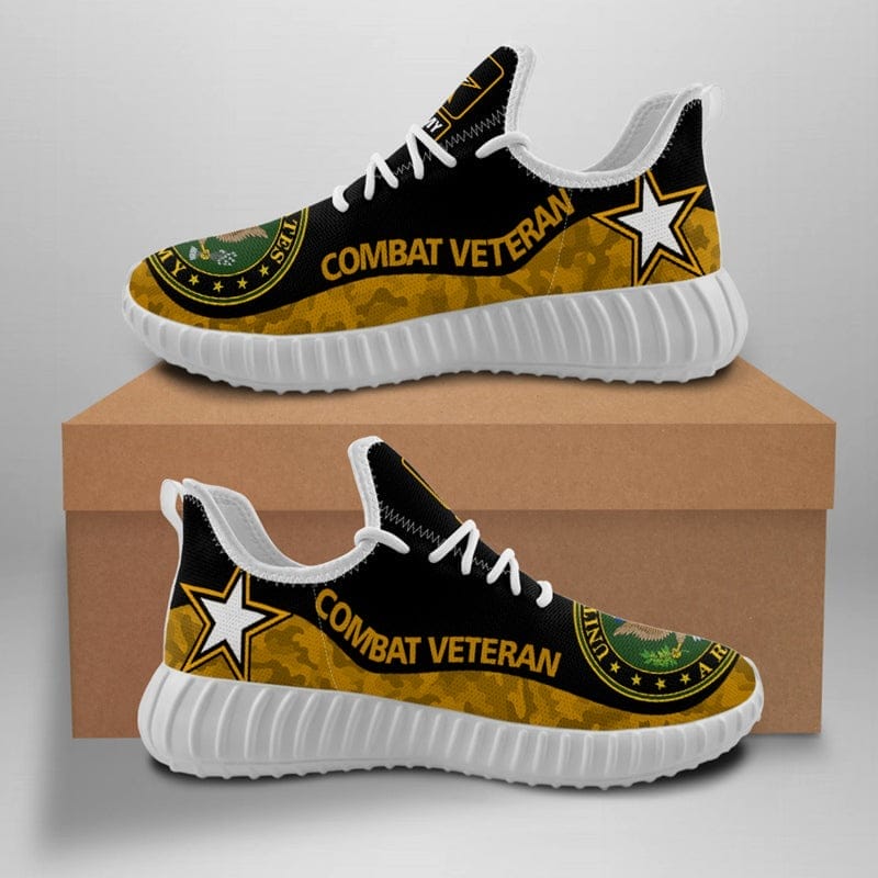 United States Army Combat Veteran Sneaker Shoes Hot For Men Women Fans