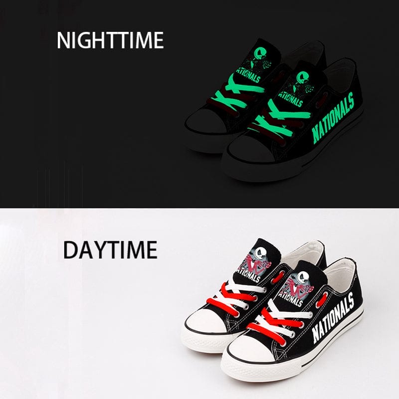 Washington Nationals Limited Print Low Top Canvas Shoes Sport Sneakers For Men Women Fans - Image 4
