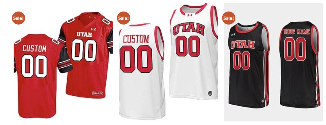 Custom Utah Utes Jersey