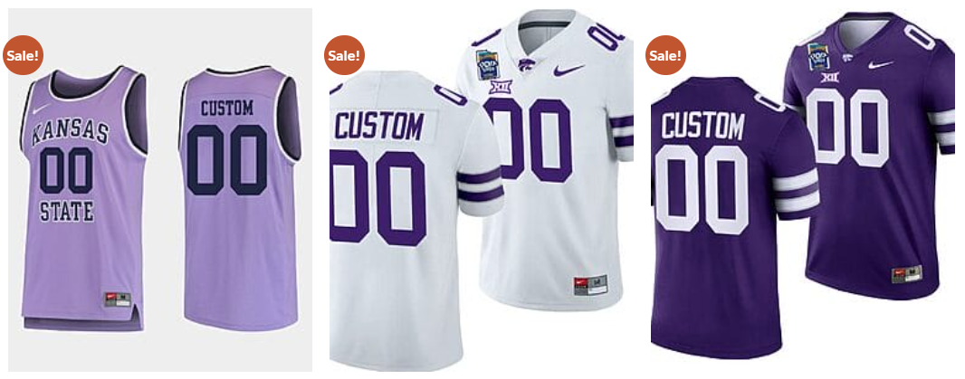 Custom Kansas State Wildcats Jersey