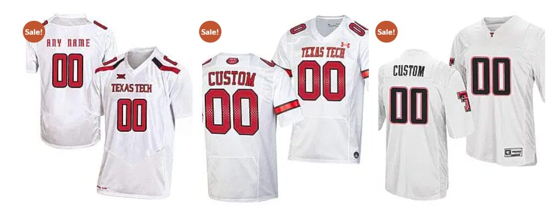 Custom Texas Tech Jersey