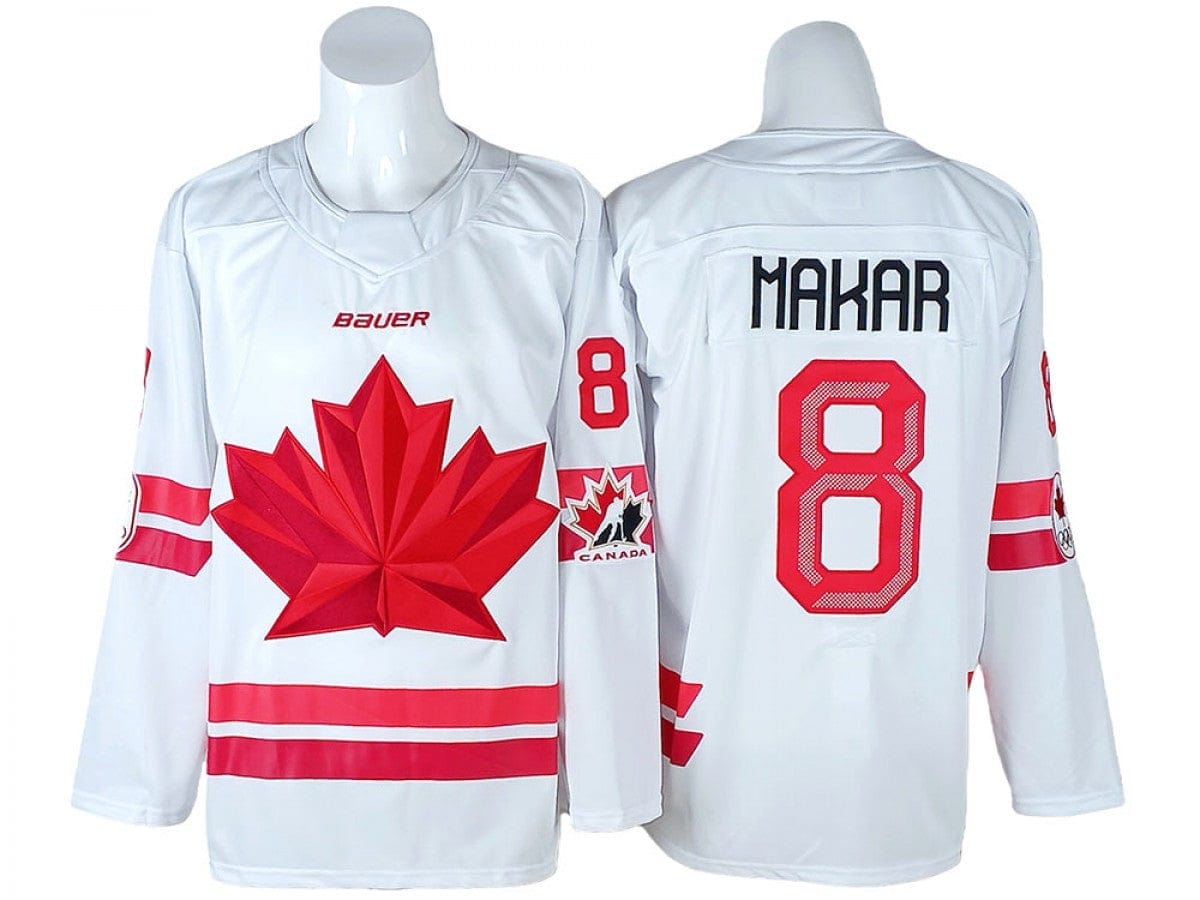 2026 Winter Olympics Team Canada #8 Cale Makar White Hockey Jersey Stitched