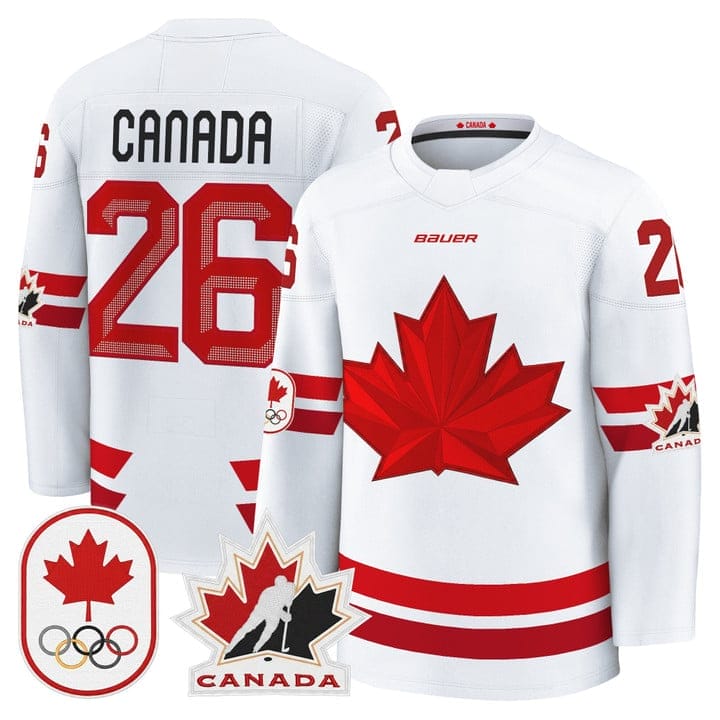 Canada Jersey #26 Canada Olympic Premium Hockey 2026 Stitched - Image 3