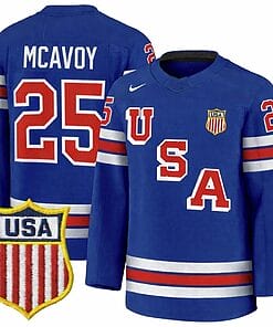 Charlie McAvoy Jersey #25 Team USA Winter Olympics 2026 Hockey Premium STITCHED BLue