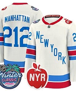 Manhattan Jersey #212 New York Rangers 2026 Winter Classic Premium Stitched