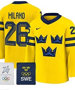 Milano Jersey #26 Sweden Olympic 2026 Premium All Stitched