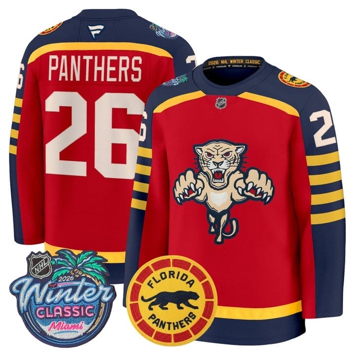 Panthers Jersey #26 Florida Panthers 2026 Winter Classic Premium Stitched