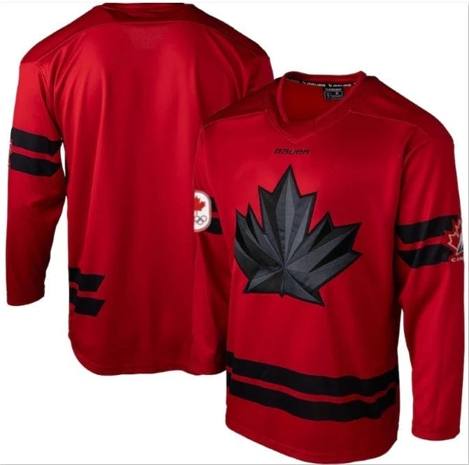 Team Canada Milan Winter Olympics 2026 Jersey Stitched Red