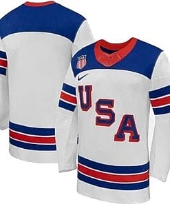 Team USA Winter Olympics 2026 Hockey Jersey White All STITCHED