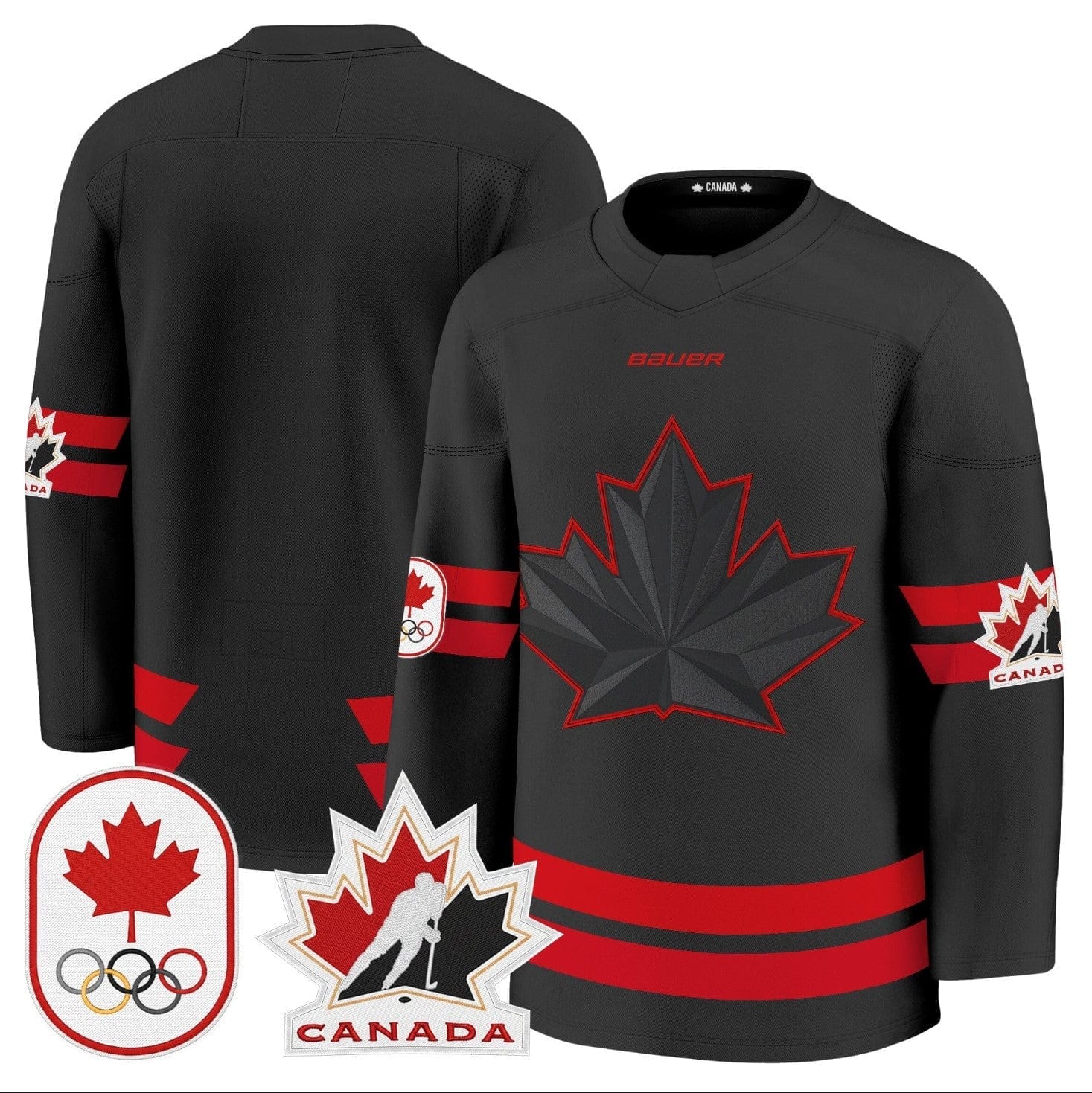 Team Jersey Canada Olympic Premium Hockey Stitched