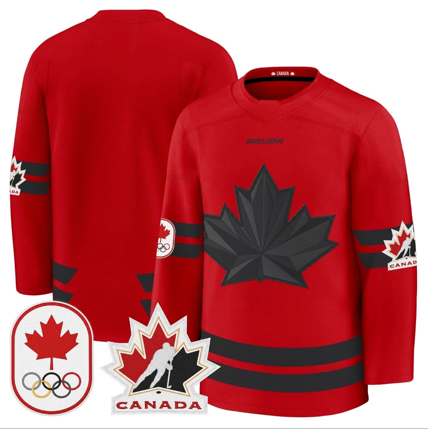 Team Jersey Canada Olympic Premium Hockey Stitched - Image 2