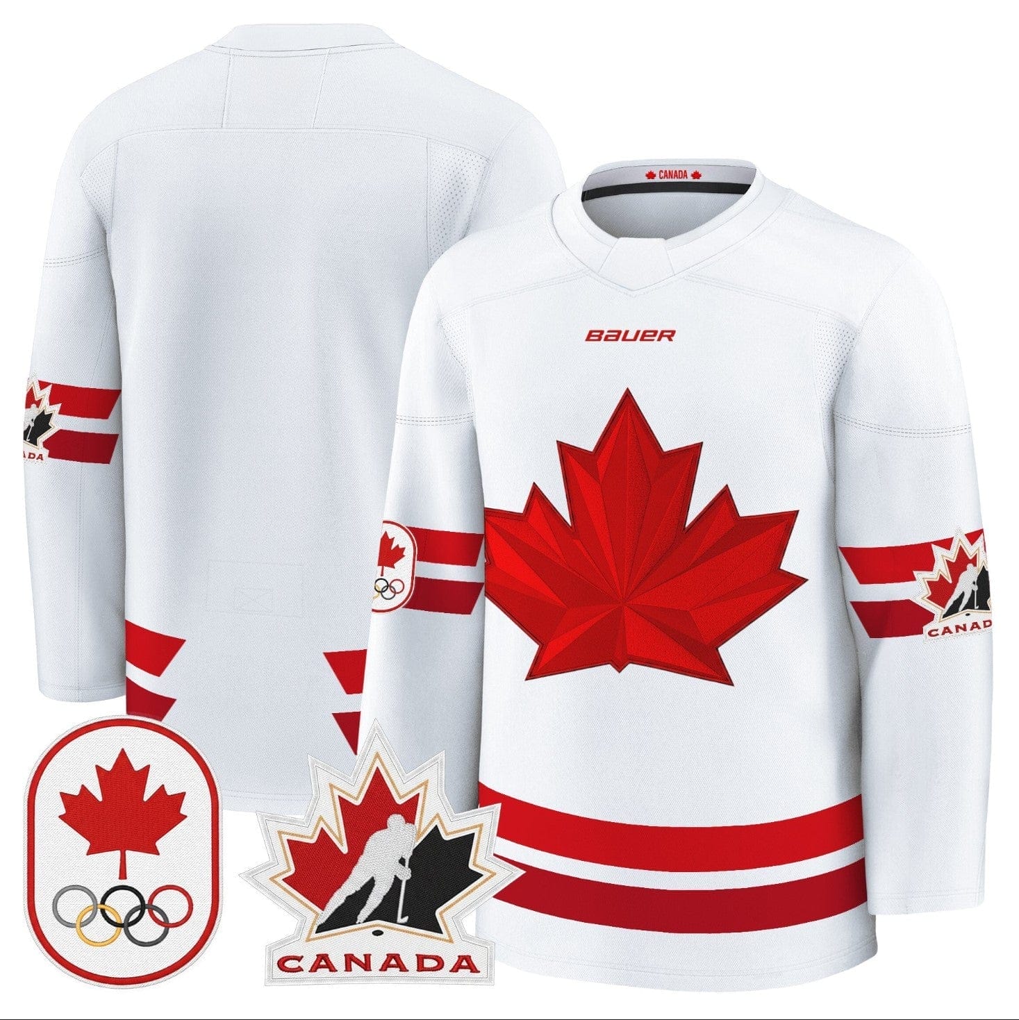 Team Jersey Canada Olympic Premium Hockey Stitched - Image 3