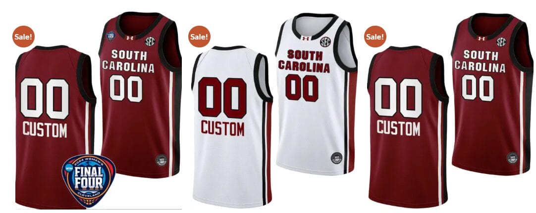 Custom South Carolina Gamecocks Jersey