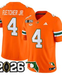 Miami Hurricanes 2026 CFP Final & Florida Patch Vapor Limited Jersey - All Stitched by Digigearus
