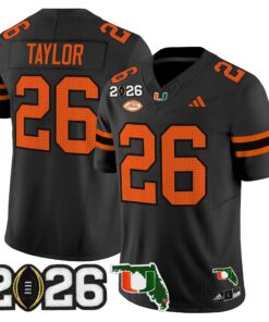 Miami Hurricanes 2026 CFP Final & Florida Patch Vapor Limited Jersey - All Stitched by Digigearus