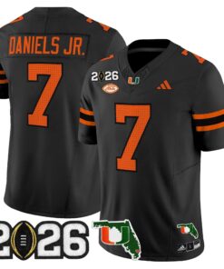 Miami Hurricanes 2026 CFP Final & Florida Patch Vapor Limited Jersey - All Stitched by Digigearus