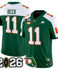 Miami Hurricanes 2026 CFP Final & Florida Patch Vapor Limited Jersey - All Stitched by Digigearus