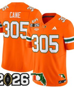 Miami Hurricanes 2026 CFP Final & Florida Patch Vapor Limited Jersey - All Stitched by Digigearus
