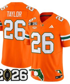 Miami Hurricanes 2026 CFP Final & Florida Patch Vapor Limited Jersey - All Stitched by Digigearus