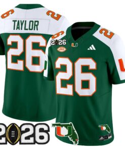 Miami Hurricanes 2026 CFP Final & Florida Patch Vapor Limited Jersey - All Stitched by Digigearus