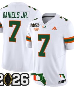 Miami Hurricanes 2026 CFP Final & Florida Patch Vapor Limited Jersey - All Stitched by Digigearus