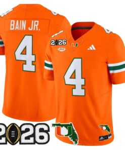 Miami Hurricanes 2026 CFP Final & Florida Patch Vapor Limited Jersey - All Stitched by Digigearus